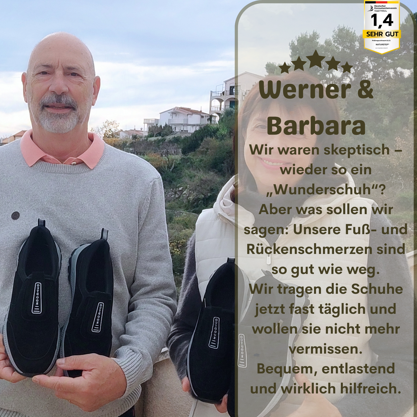 Orthopädische Schuhe für Schmerzlinderung – OrthoMotion Unisex Ergonomische Schuhe für Damen & Herren
