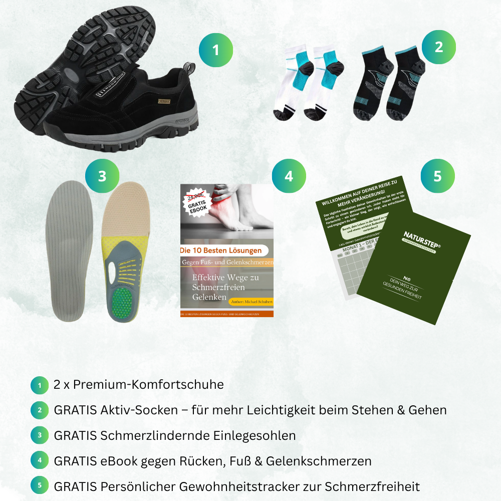 Ergonomischer Schuh zur Schmerzlinderung- OrthoMotion Unisex
