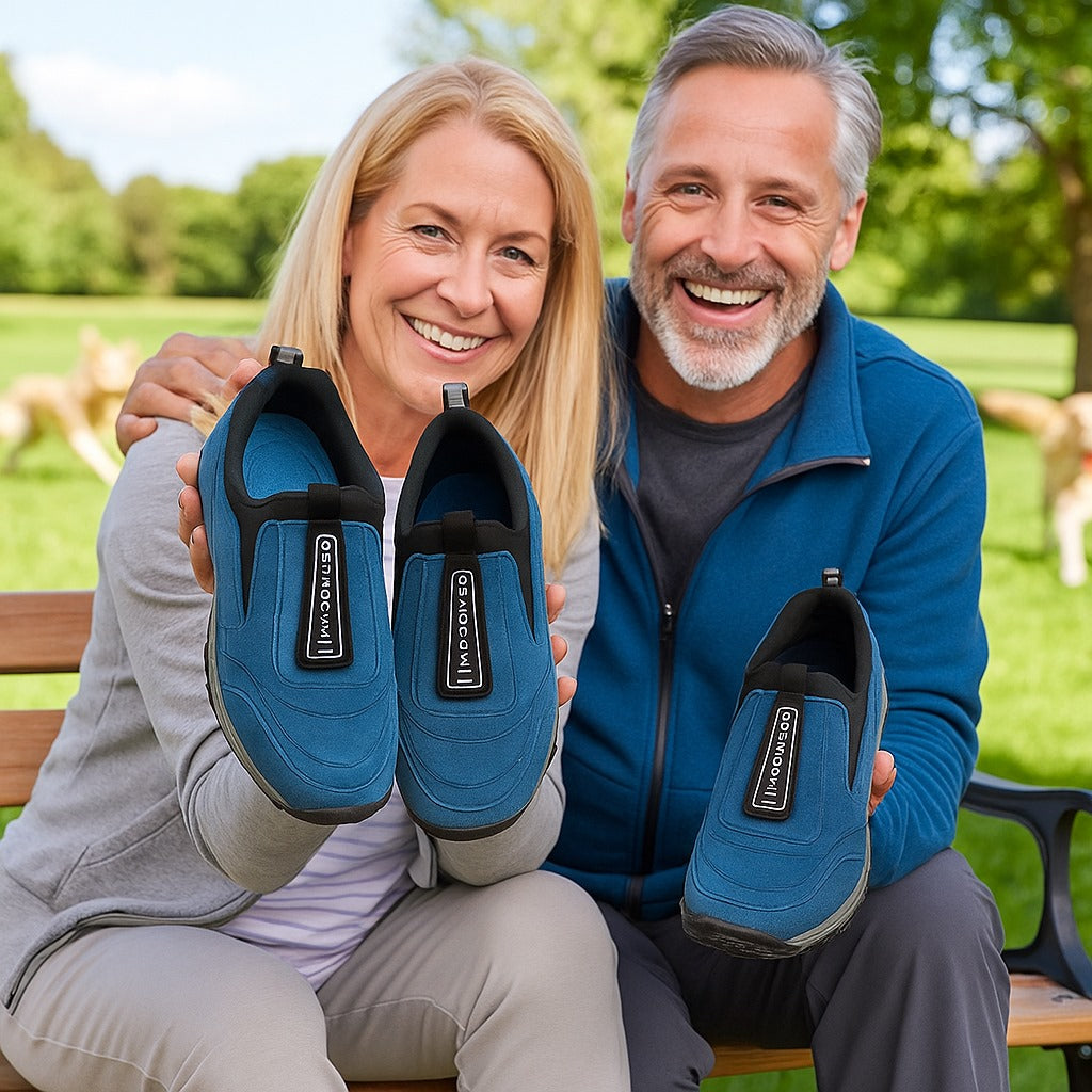 Orthopädische Schuhe für Schmerzlinderung – OrthoMotion Unisex Ergonomische Schuhe für Damen & Herren