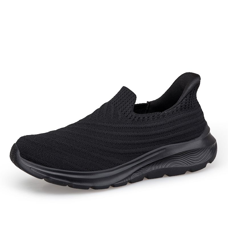 Slip On Sneaker Damen – Stoff Slip In Schlupf Sneaker – Damen Sneaker zum Reinschlüpfen ohne Schnürsenkel