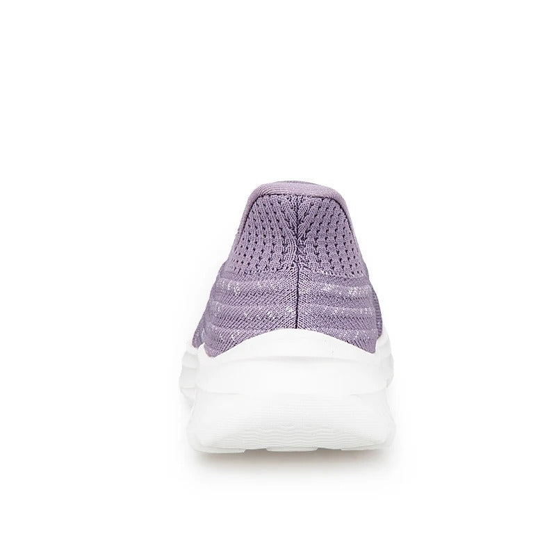Slip On Sneaker Damen – Stoff Slip In Schlupf Sneaker – Damen Sneaker zum Reinschlüpfen ohne Schnürsenkel