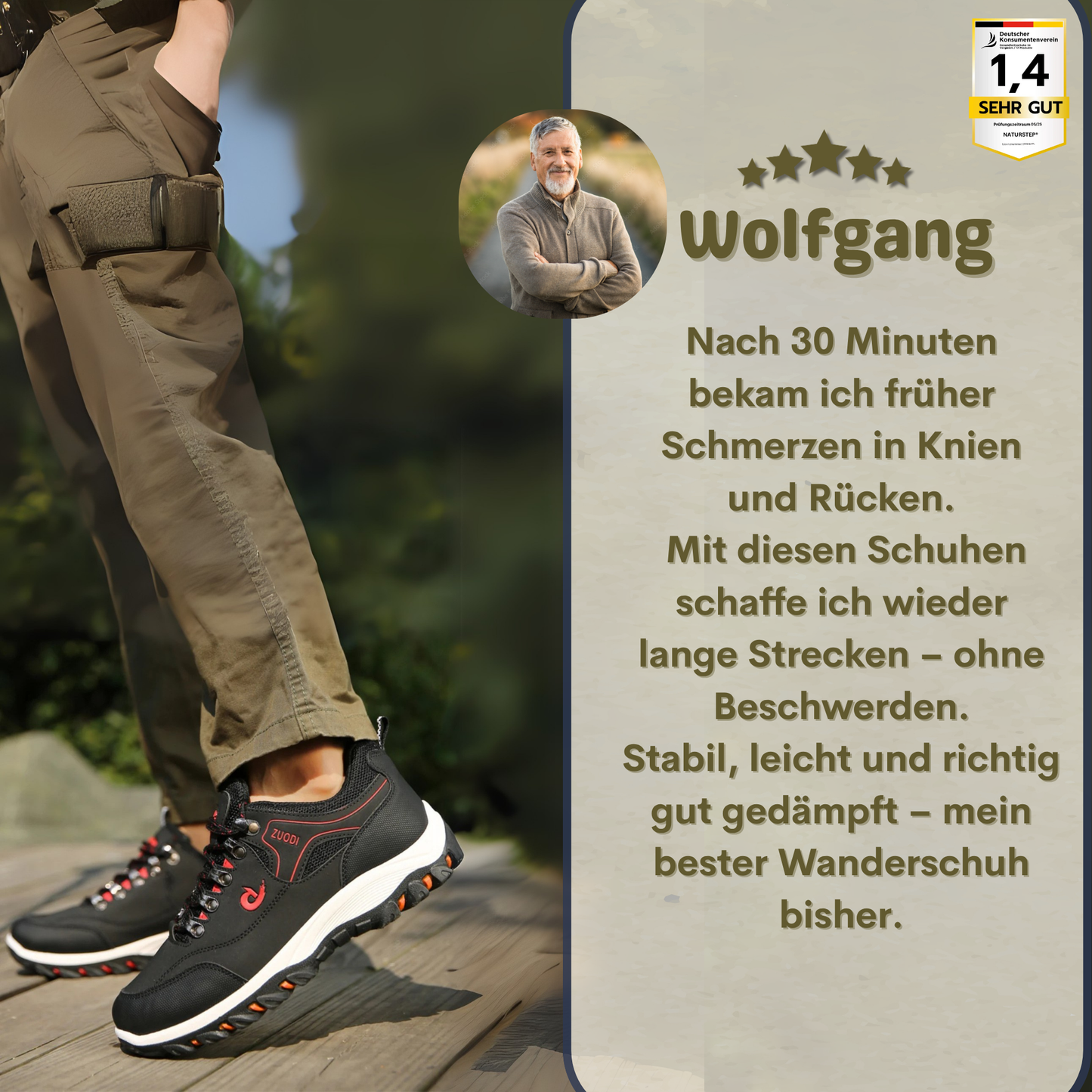 Orthopädischer Lauf- & Wanderschuh - OrthoQuest - Unisex