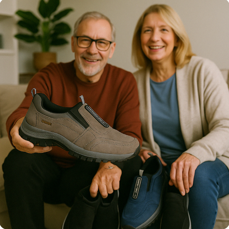 Orthopädische Schuhe für Schmerzlinderung – OrthoMotion Unisex Ergonomische Schuhe für Damen & Herren