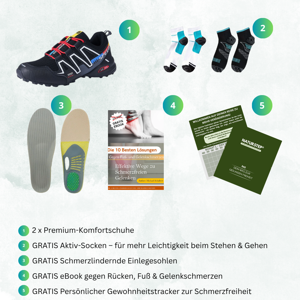 Orthopädischer & Ergonomischer Lauf- & Wanderschuh - OrthoHike - Unisex