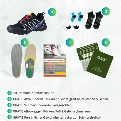 Orthopädischer & Ergonomischer Lauf- & Wanderschuh - OrthoHike - Unisex